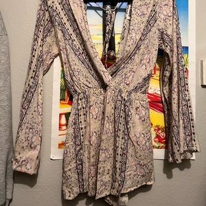 Cute dressy long sleeve romper